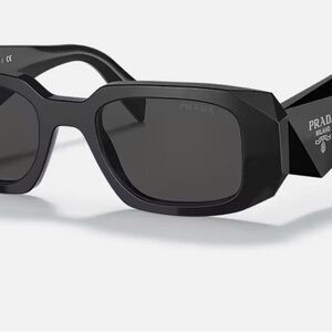 Prada Geometric Black Sunglasses